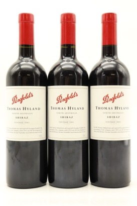 (3) 2001 Penfolds Thomas Hyland Shiraz, South Australia