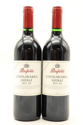 (2) 1998 Penfolds Bin 128 Shiraz, Coonawarra