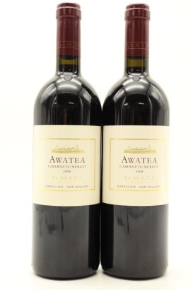 (2) 2008 Te Mata Estate Awatea Cabernets Merlot, Hawke's Bay