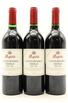 (3) 1998 Penfolds Bin 128 Shiraz, Coonawarra