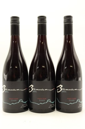 (3) 2008 Brennan Pinot Noir, Gibbston