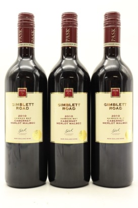 (3) 2010 Pask Gimblett Road Cabernet Sauvignon - Merlot - Malbec, Hawke's Bay