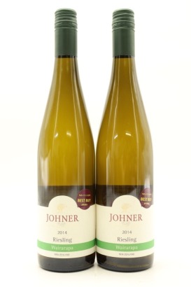 (2) 2014 Johner Estate Riesling, Wairarapa