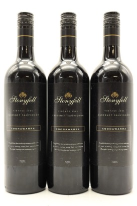 (3) 2006 Stonyfell Cabernet Sauvignon, Coonawarra