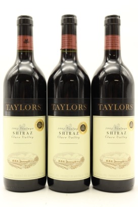 (3) 2002 Taylors Wakefield Estate Shiraz, Clare Valley