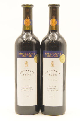 (2) 1998 Rosemount Estate Mountain Blue Shiraz Cabernet Sauvignon, Mudgee