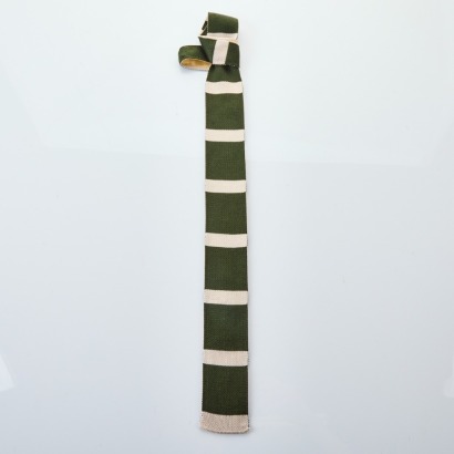 Eredi, Chiarni Stripe 100% Silk Knit Tie, Made in Italy