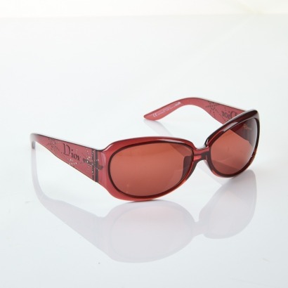 Christian Dior, Spidior Diamante Logo Sunglasses