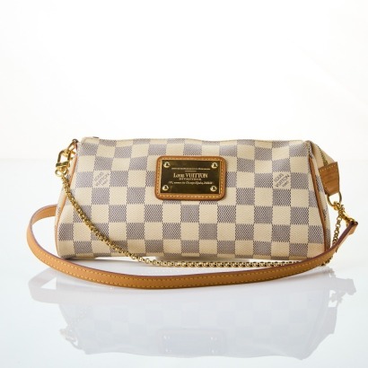 Louis Vuitton, Damier Azur Eva Pochette Bag