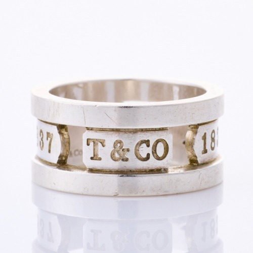 Tiffany & Co., 1837 Sterling Silver Elements Ring