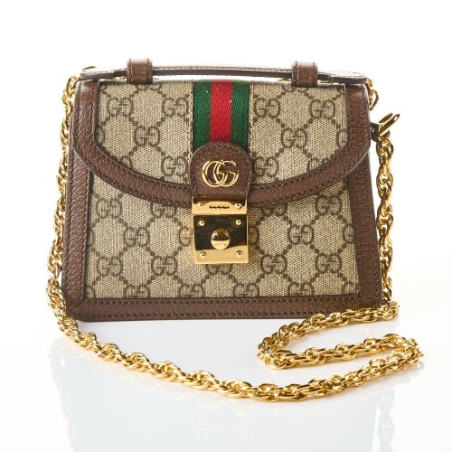 Gucci, GG Supreme Ophidia Mini Shoulder Bag