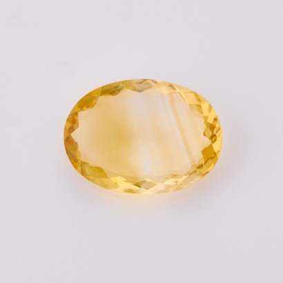 One Loose, 29.00ct Oval Faceted Citrine
