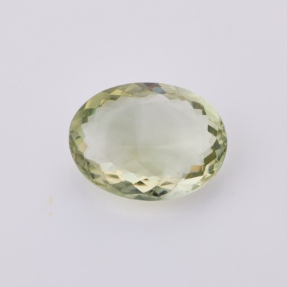 One Loose, 16.4ct Oval Faceted Prasiolite