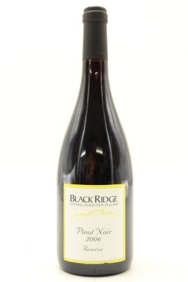 (1) 2006 Black Ridge Vineyard Pinot Noir Reserve, Central Otago