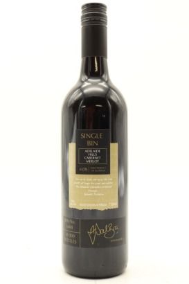 (1) 2009 Single Bin DB88 Adelaide Hills Cabernet Merlot, Australia