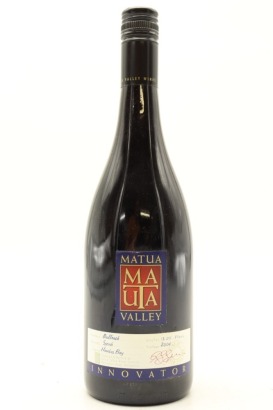 (1) 2004 Matua Valley Innovator Bullrush Syrah, Hawke's Bay