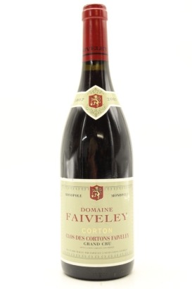 (1) 2007 Domaine Faiveley Corton 'Clos des Cortons Faiveley' Monopole Grand Cru, Cote de Beaune [JR17.5] [WS94] [WE93]