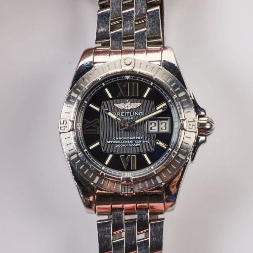 Stainless Steel, 41mm Breitling Windrider Grand Date Automatic Wristwatch