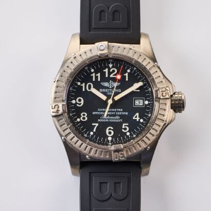 Titanium, Breitling, 44mm Avenger Seawolf Automatic Wristwatch