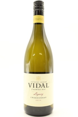 (1) 2012 Vidal Estate Legacy Chardonnay, Hawke's Bay