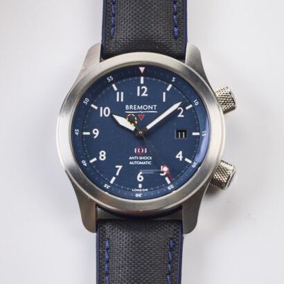 Bremont, Martin Baker, MBII Pilots Wristwatch, Blue Edition, circa 2024