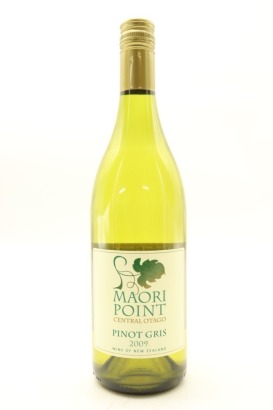 (1) 2009 Maori Point Pinot Gris, Central Otago