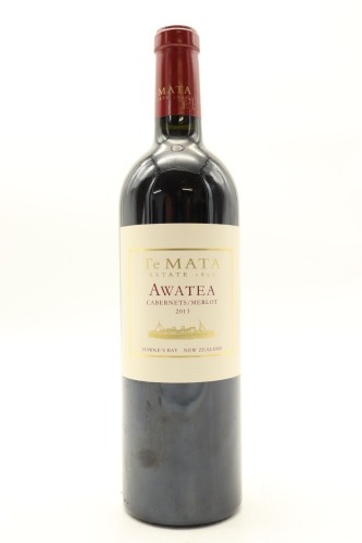 (1) 2013 Te Mata Awatea Cabernets Merlot, Hawke's Bay