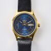 Gold Plated, 35mm Steel Seiko 5, Day-Date Automatic Wristwatch, circa 1983