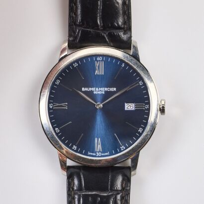 Stainless Steel, 40mm Baume et Mercier Classima Executive Wristwatch