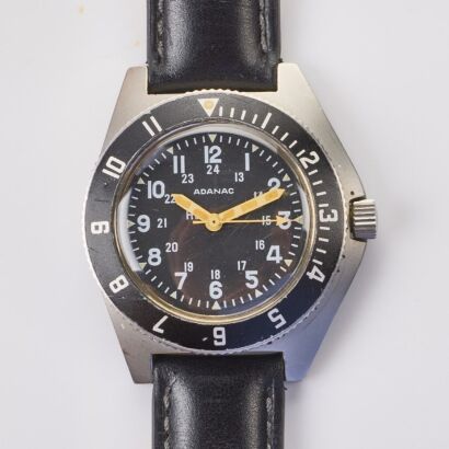 Stainless Steel, Gallet & Co, ADANAC H3 Military Quartz Wristwatch circa1986