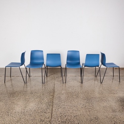 A Suit Of Six Noom Series 50 Chairs By Actiu