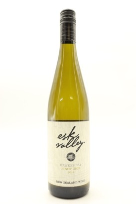 (1) 2012 Esk Valley Pinot Gris, Hawke's Bay