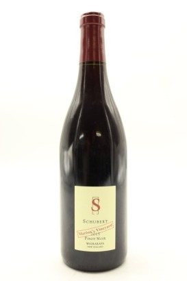 (1) 2015 Schubert Marion's Vineyard Pinot Noir, Wairarapa