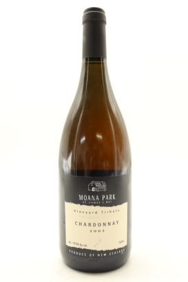 (1) 2003 Moana Park Vineyard Tribute Chardonnay, Hawke's Bay