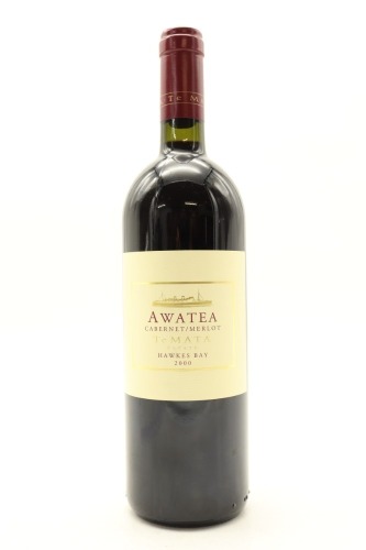 (1) 2000 Te Mata Estate Awatea Cabernet - Merlot, Hawke's Bay