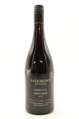 (1) 2012 Fairmont Estate Admiral Hill Pinot Noir, Wairarapa