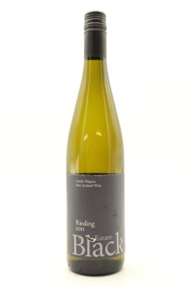 (1) 2011 Black Estate Riesling, Waipara