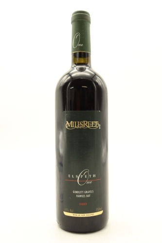 (1) 2002 Mills Reef Elspeth One, Gimblett Gravels