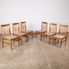 A Suite Of Six Refined Mid-Century Teak Dining Chairs - 2