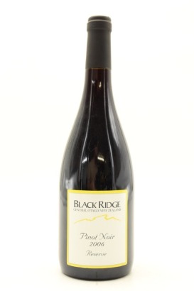 (1) 2006 Black Ridge Vineyard Pinot Noir Reserve, Central Otago