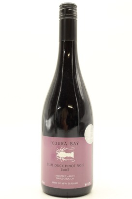 (1) 2005 Koura Bay Blue Duck Pinot Noir, Marlborough