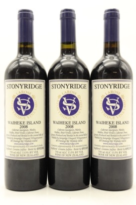 (3) 2008 Stonyridge Vineyard Larose, Waiheke Island