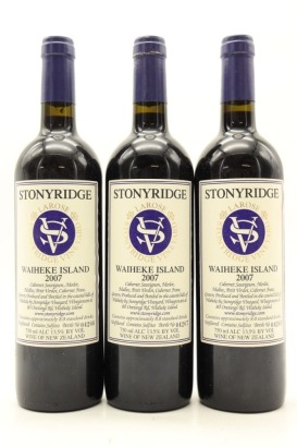 (3) 2007 Stonyridge Vineyard Larose, Waiheke Island