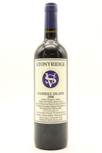 (1) 2006 Stonyridge Vineyard Larose, Waiheke Island