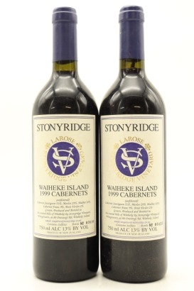 (2) 1999 Stonyridge Vineyard Larose, Waiheke Island