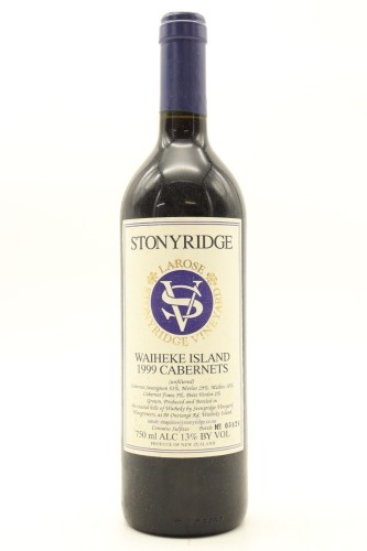 (1) 1999 Stonyridge Vineyard Larose, Waiheke Island