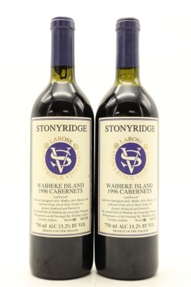 (2) 1996 Stonyridge Vineyard Larose, Waiheke Island [BC96] (US)