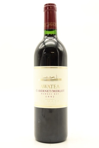 (1) 1992 Te Mata Estate Awatea Cabernets Merlot, Hawke's Bay