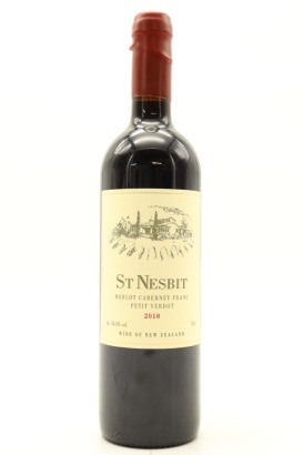 (1) 2010 St Nesbit Cabernet Merlot Petit Verdot, Auckland