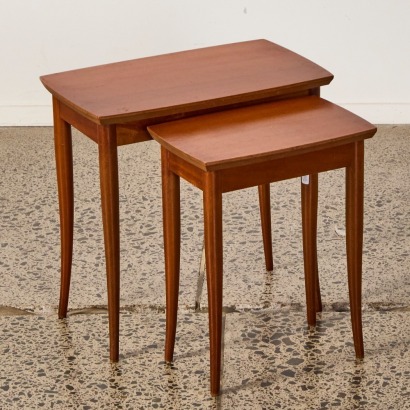 A Pair Of Mid-Century Nesting Tables